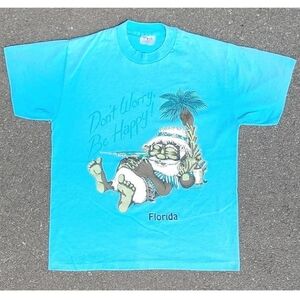 Vtg 1988 Florida Don't Worry Be Happy Hef-T USA M